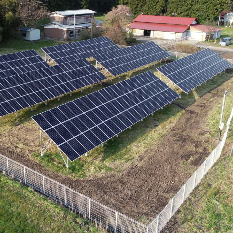 宮城県加美町の太陽光発電所