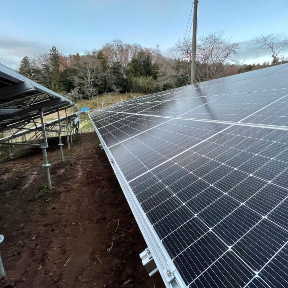 宮城県白石市の太陽光発電所