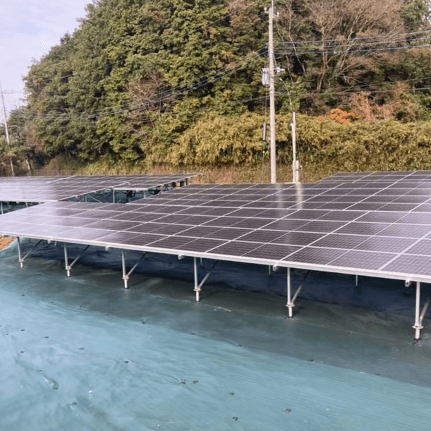 茨城県行方市の太陽光発電所