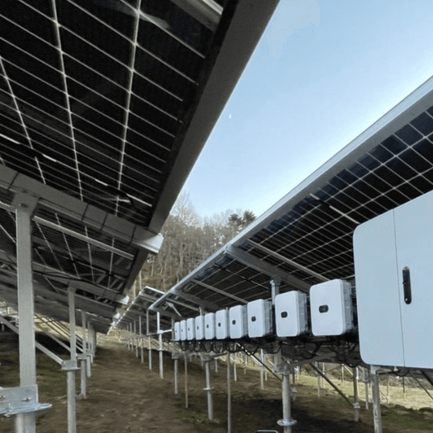 宮城県白石市中妻の太陽光発電所