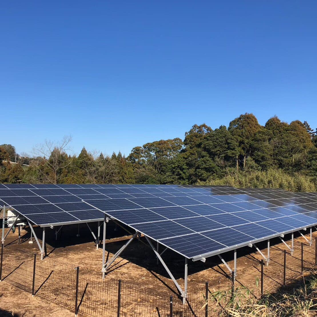 鹿児島志布志市の太陽光発電所